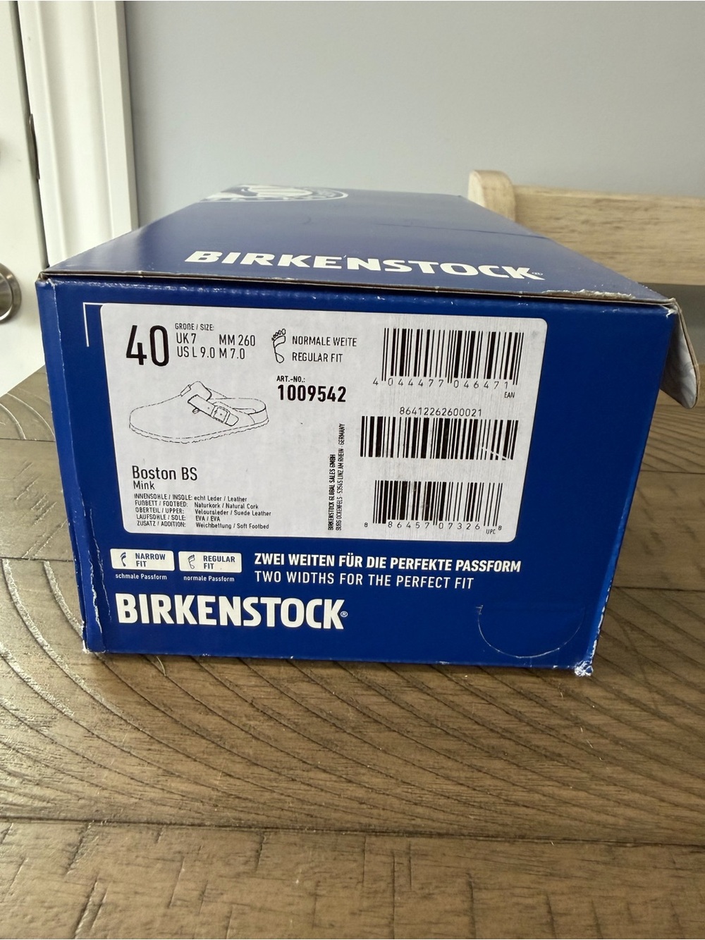 BNWT! Birkenstock Boston in Mink size 9 - Picture 4 of 5